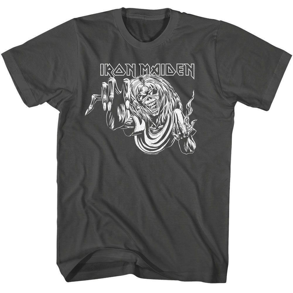 Iron Maiden Eddie Reach Smoke T Shirt